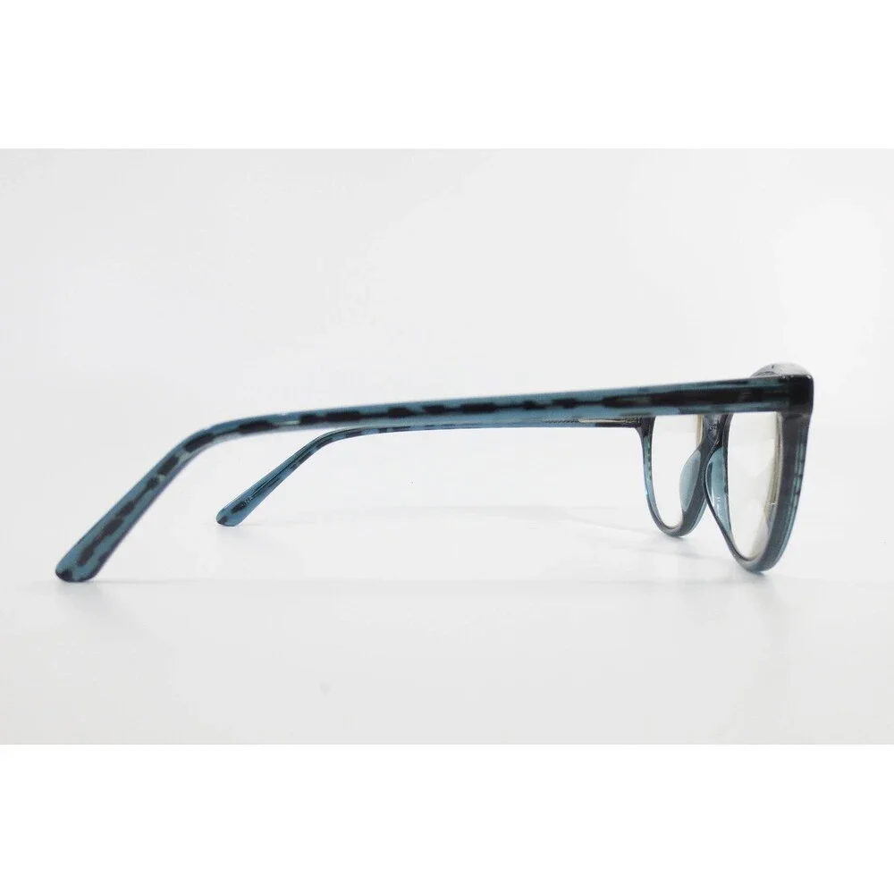 Blue Marbled Tortoiseshell Cat Eye Eyeglasses Frames Womens 52-16-135 37700